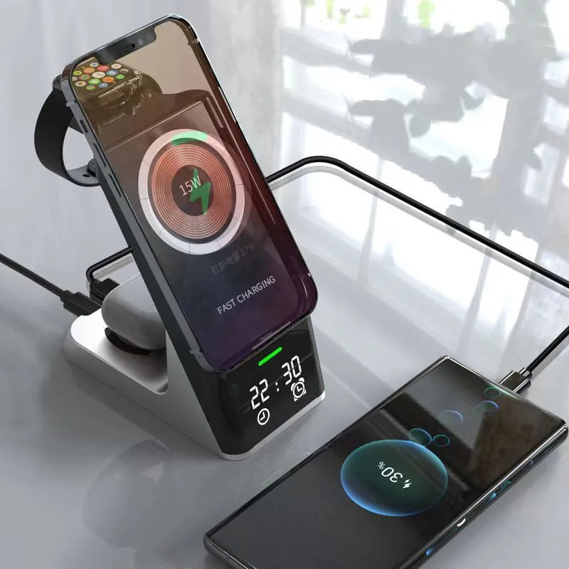 Home Minimalist Multifunctional Wireless 3-in-1 Charger - Bellarte Enchanté Home Minimalist Multifunctional Wireless 3-in-1 Charger